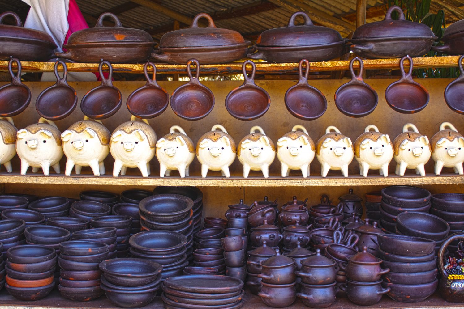 Pottery and handicraft at Pomaire