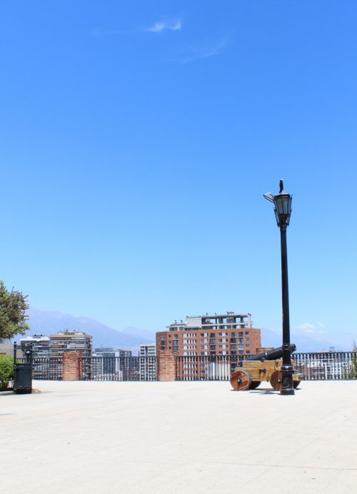 Plaza cerro Santa Lucía